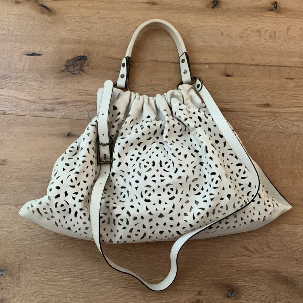 Marni leather cutout handbag